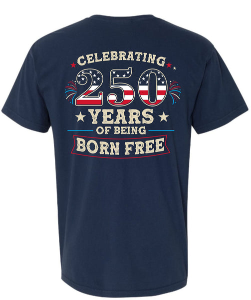 250th Navy Comfort Colors T-Shirt