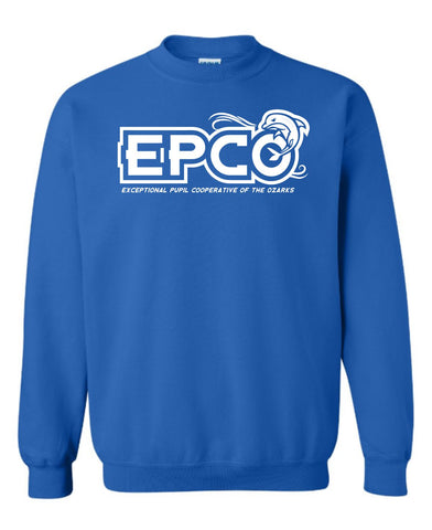 EPCO Adult Sweatshirt with white logo.