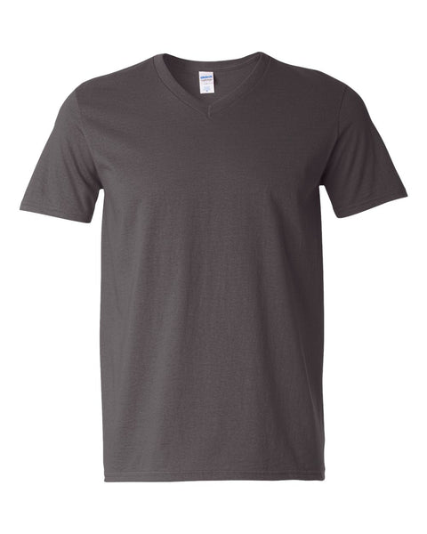 Elks Care V-Neck T-Shirt FRONT ONLY. Softstyle unisex t-shirt. Order yours today.  Proceeds will be donated to help support Cancer patients.