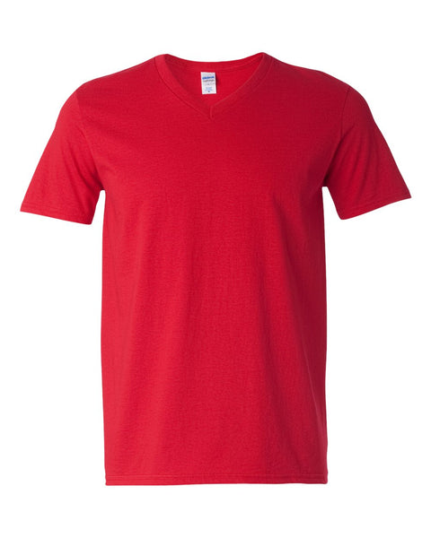 Elks Care V-Neck T-Shirt FRONT ONLY. Softstyle unisex t-shirt. Order yours today.  Proceeds will be donated to help support Cancer patients.